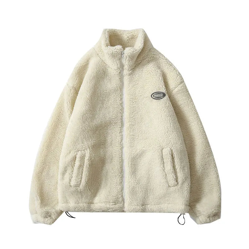 Flauschige Teddy Jacke