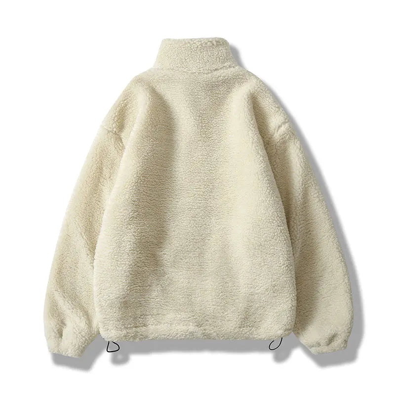 Flauschige Teddy Jacke