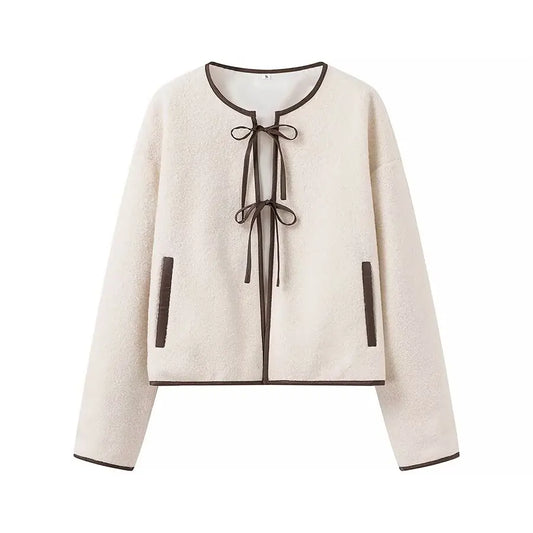 Leichte Teddy Jacke Damen
