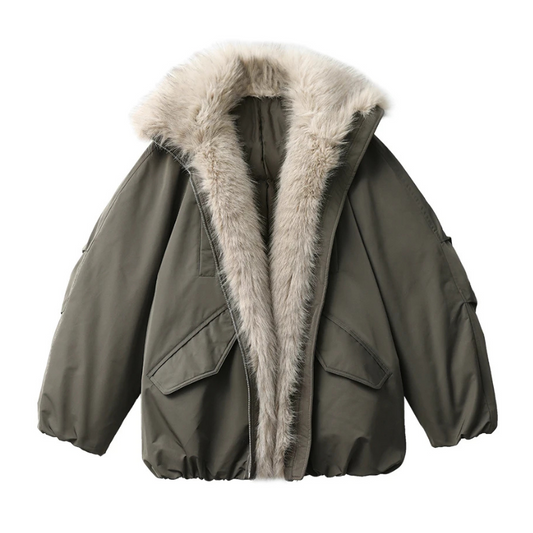Teddy Daunenjacke Damen