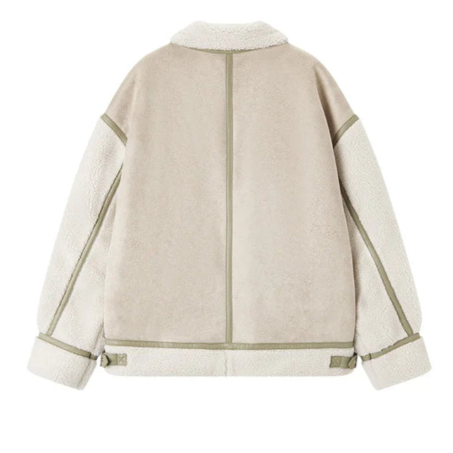 Wildleder Teddy Jacke