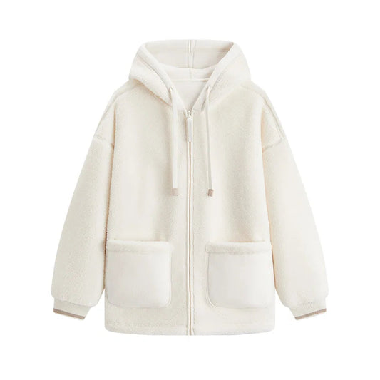 Winter Teddy Jacke Damen