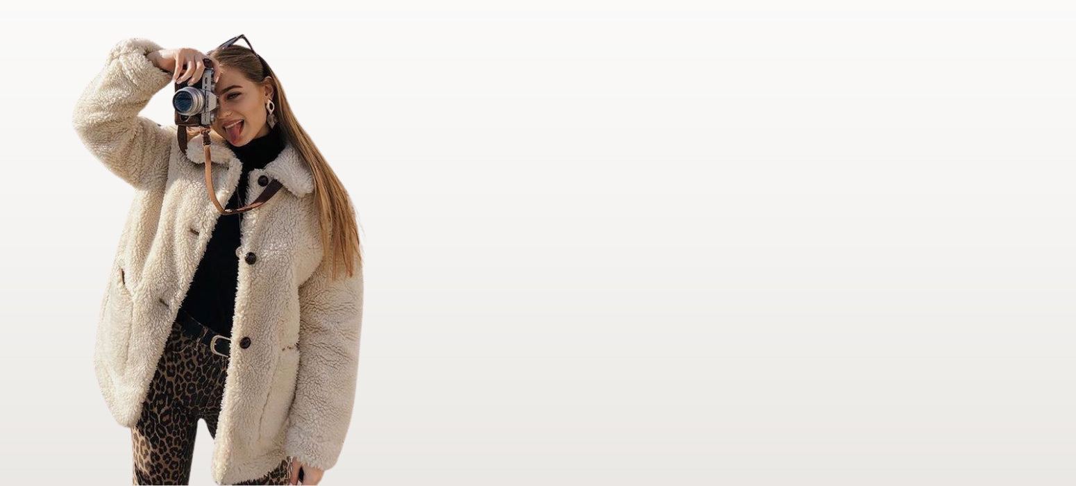 teddy jacke damen