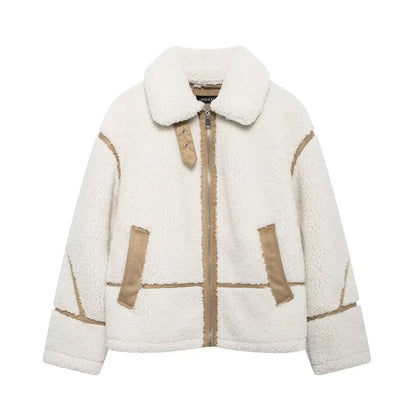 Bomberjacke Teddyfell Damen