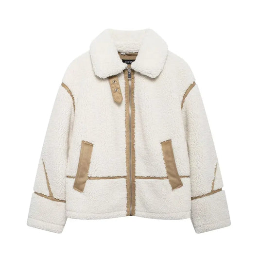 Bomberjacke Teddyfell Damen