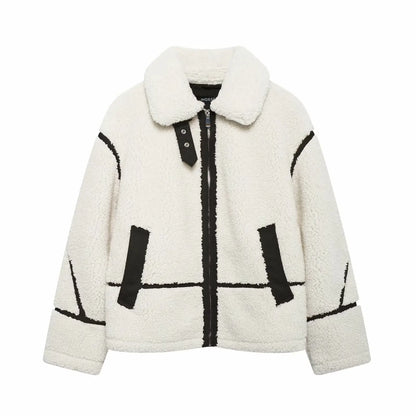 Bomberjacke Teddyfell Damen
