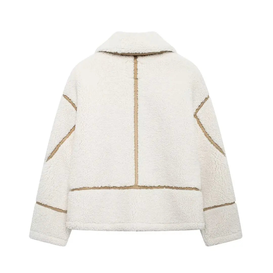 Bomberjacke Teddyfell Damen