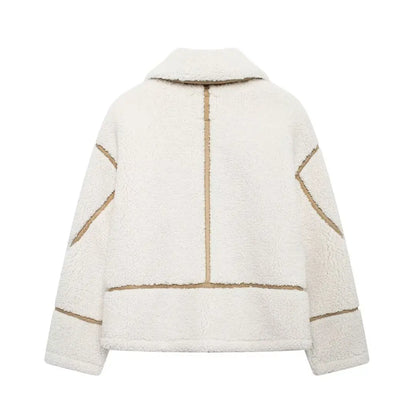 Bomberjacke Teddyfell Damen