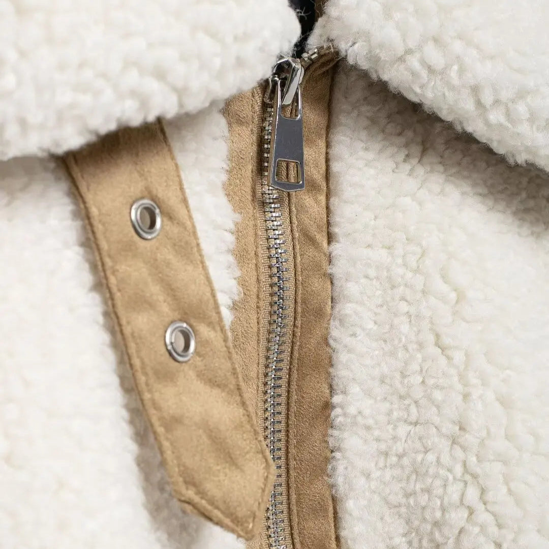 Bomberjacke Teddyfell Damen