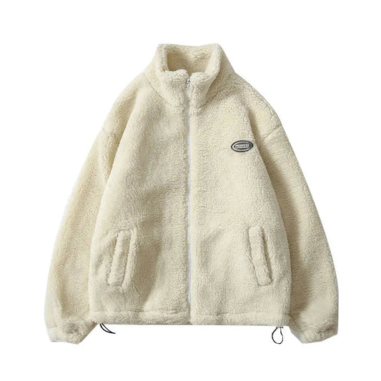 Flauschige Teddy Jacke