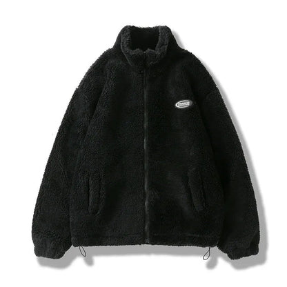 Flauschige Teddy Jacke