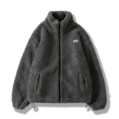 Flauschige Teddy Jacke