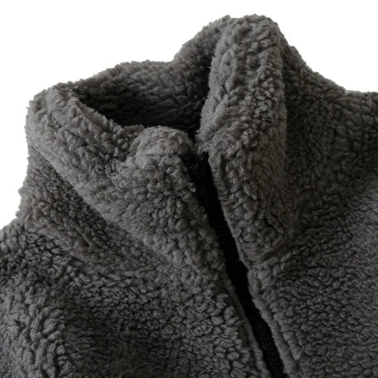 Flauschige Teddy Jacke