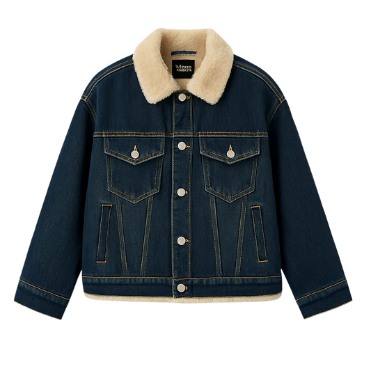 Jeans Teddy Jacke
