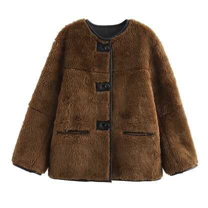 Kunstfell Jacke Teddy