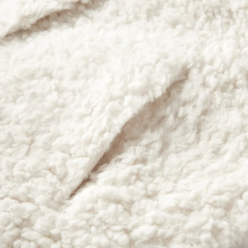 Kurze Teddy Jacke