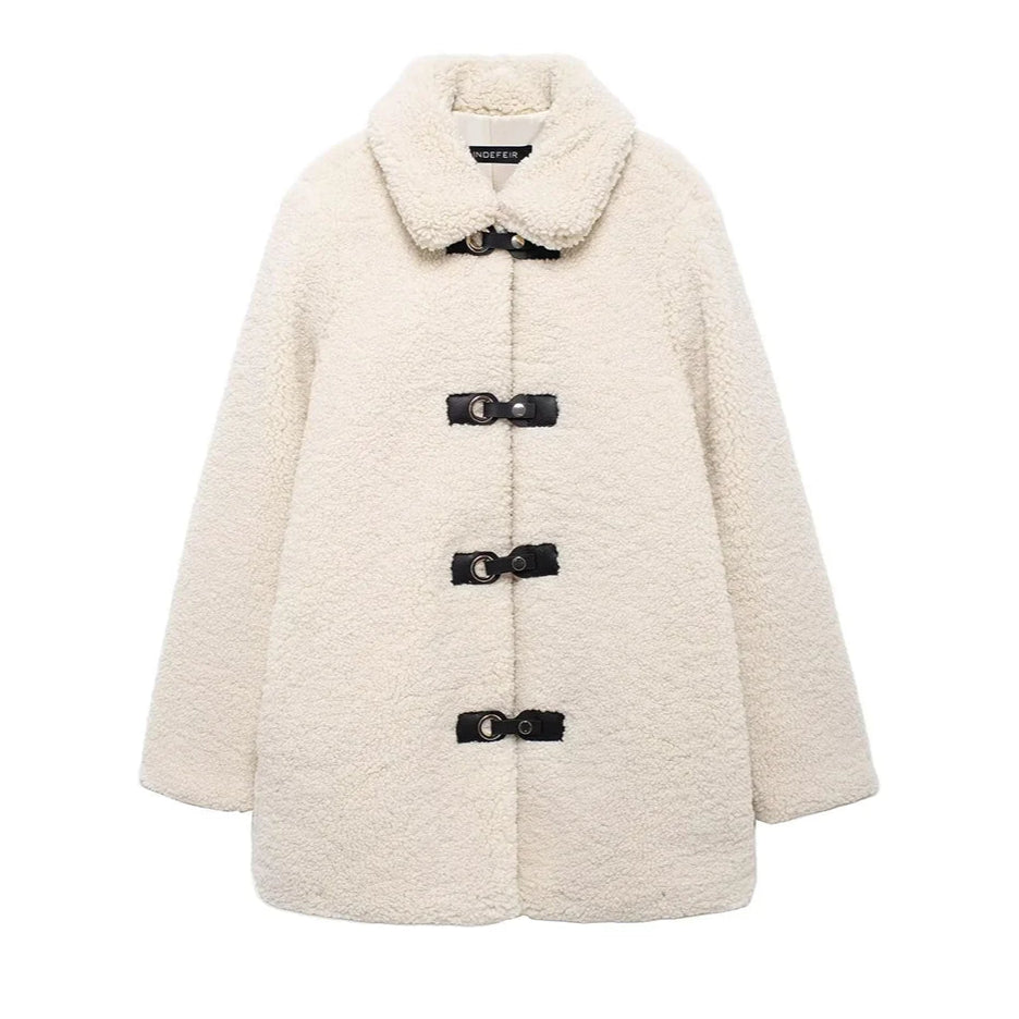 Kuschel Teddy Jacke Damen
