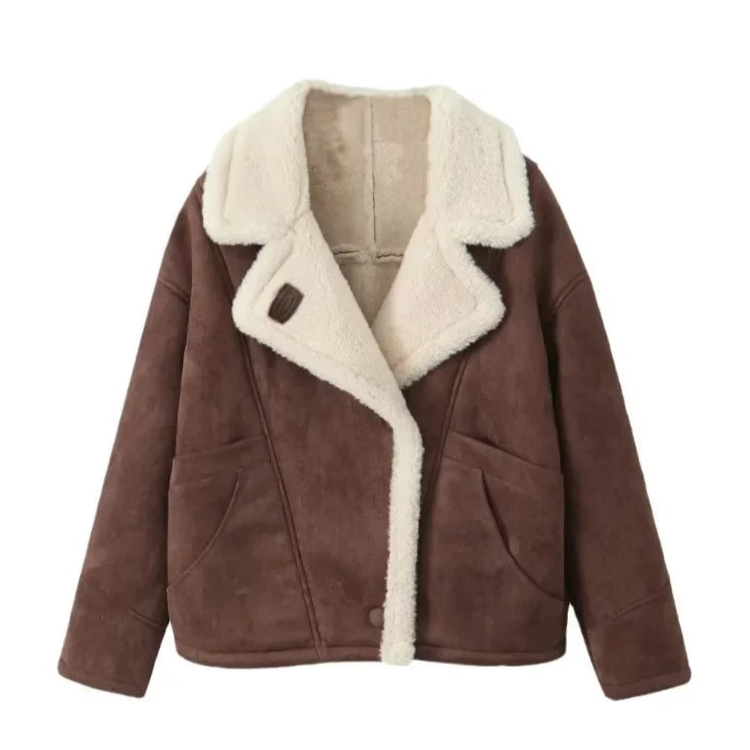 Outdoor Teddy Jacke Damen
