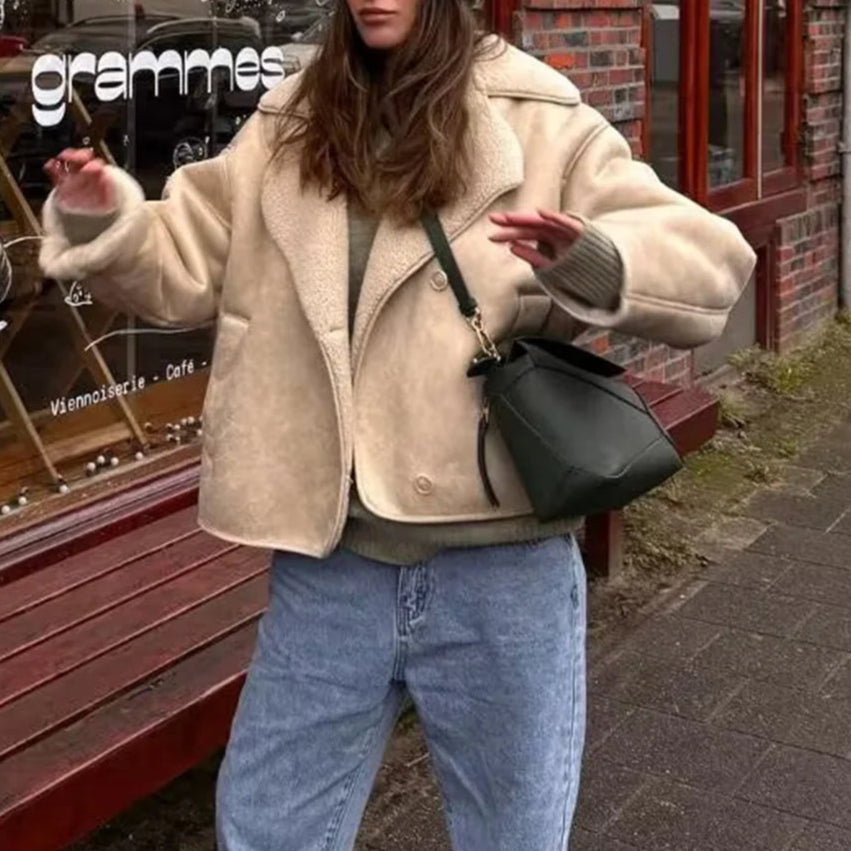 Teddy Blouson Damen
