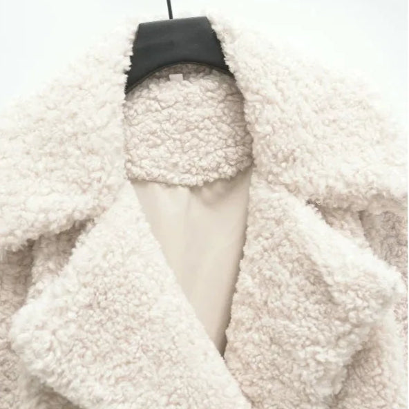 Teddy Jacke Creme