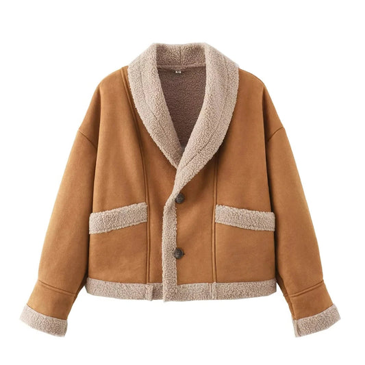 Teddy Jacke Gefüttert
