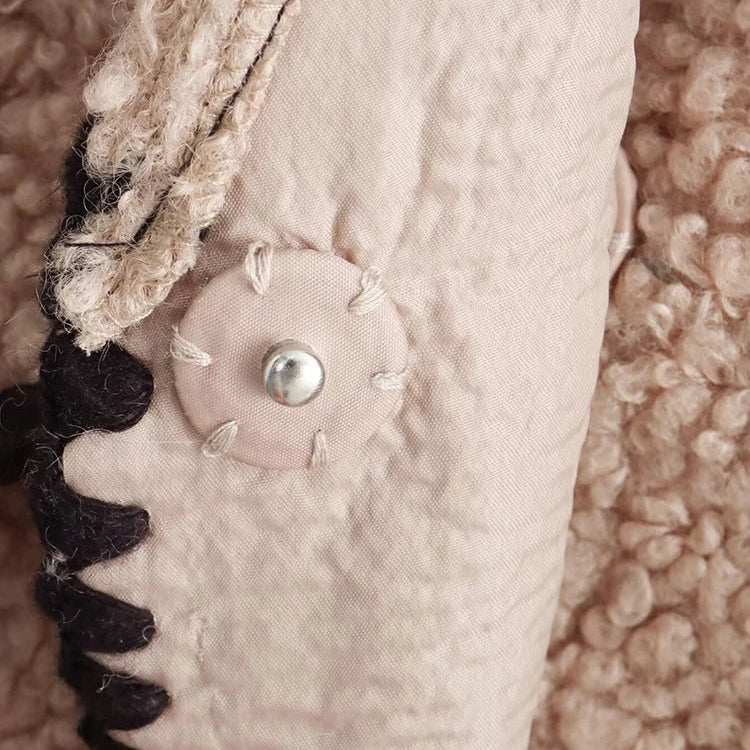 Teddy Jacke Taupe