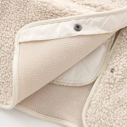Teddyfell Jacke Damen Beige