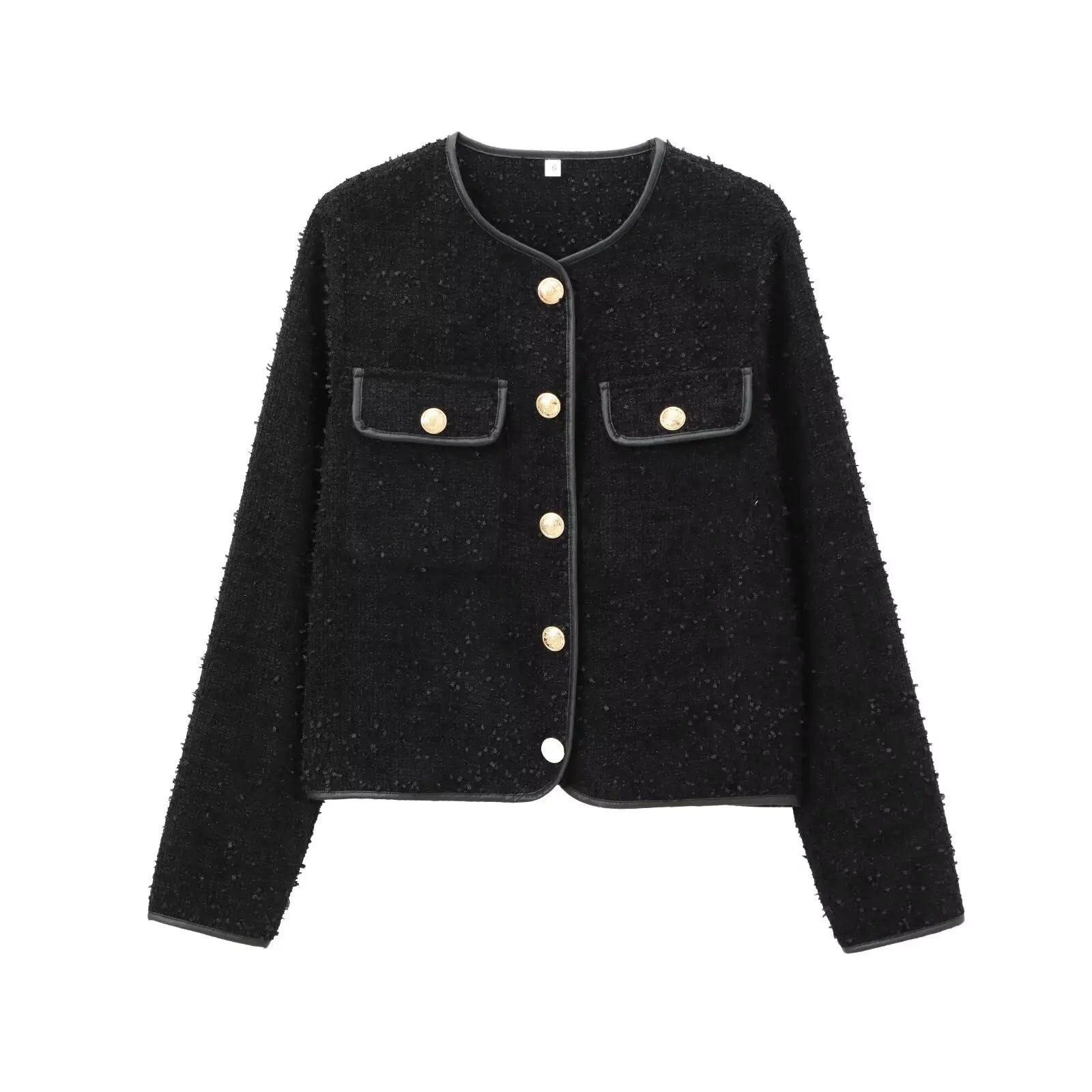 Teddyfell Jacke Damen Schwarz