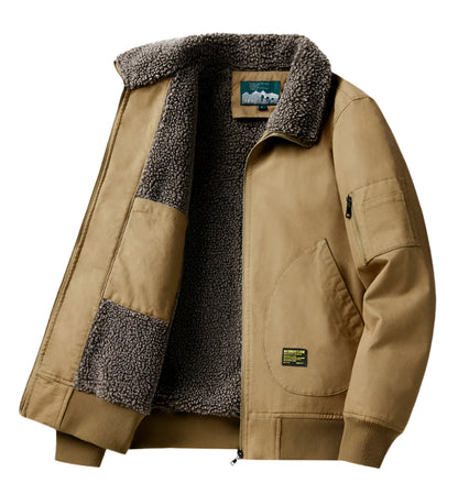 herren jacke mit teddyfutter​